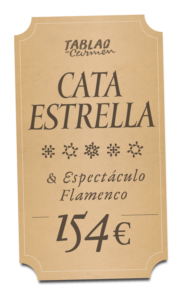 Ticket del espectáculo - Menú Noche Estrella