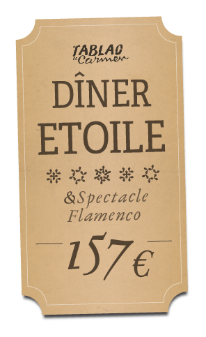 Ticket del espectáculo - Menú Noche Estrella